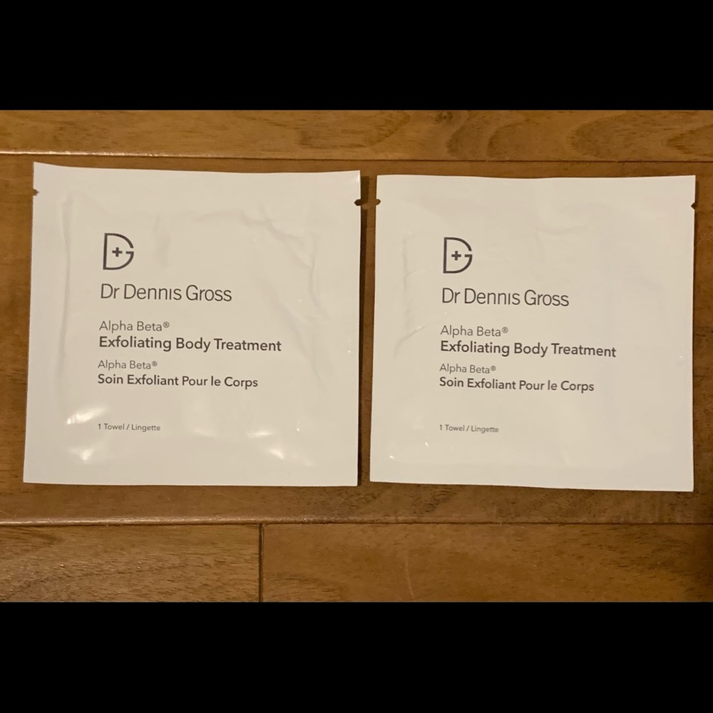 Dr Dennis Gross Alpha Beta Exfoliating Body Treatment Peel Scrub Pad Sealed.